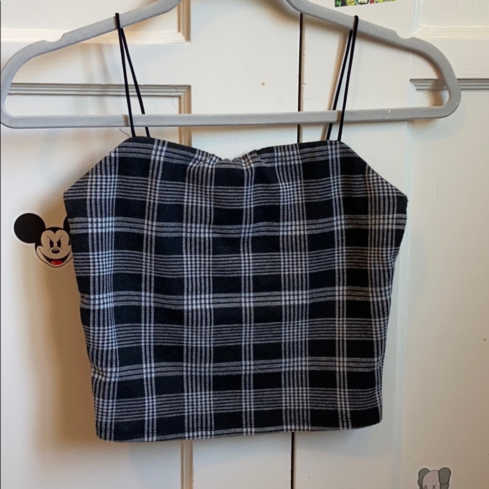 Plaid Crop Top